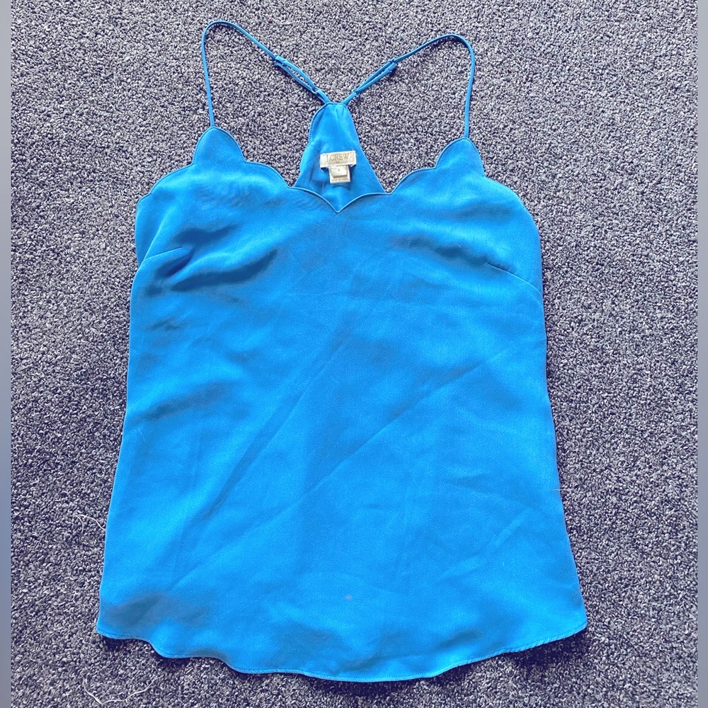 J. Crew Jewel Blue Cami